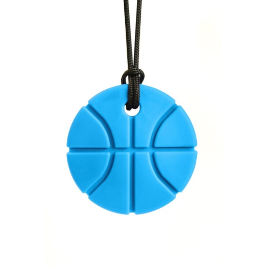Ark Basketball Gryzak Logopedyczny Naszyjnik W Kształcie Piłki Bejsbolowej Błękitny - Miękki Ark Therapeutic