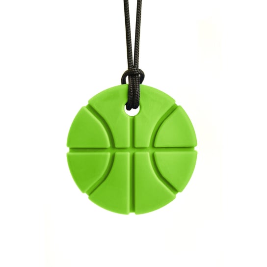 Ark Basketball Gryzak Logopedyczny Naszyjnik W Kształcie Piłki Bejsbolowej Zielony - Miękki Ark Therapeutic