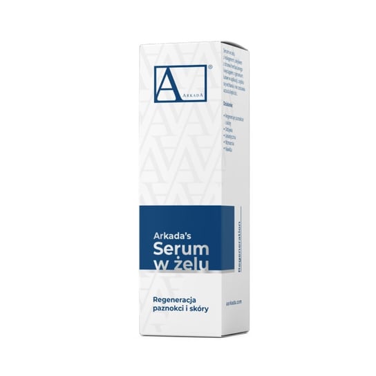 Arkada, Serum w żelu regenerujące serum kolagenowe do skóry i paznokci, 15 ml Arkada