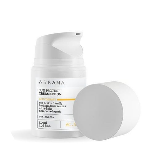 Arkana, Acid Theraphy, Krem ochronny z filtrem SPF 50 nowa formuła, 50 ml Arkana