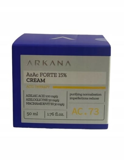 Arkana, AzAc Forte, Krem z kwasem azelainowym, 50 ml Arkana