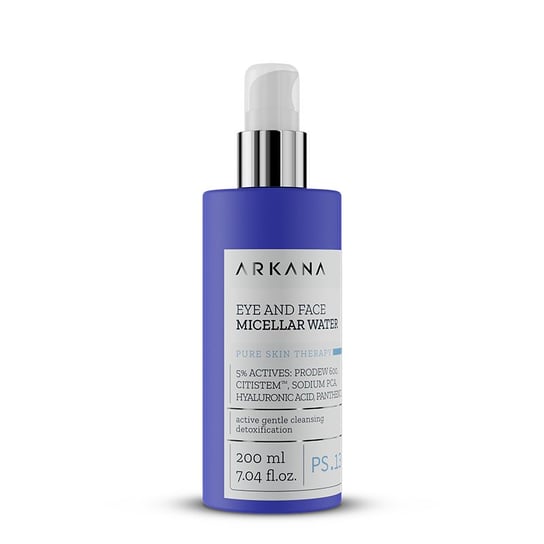 Arkana, Eye and Face Micellar Water, Płyn micelarny do demakijażu, 200 ml Arkana