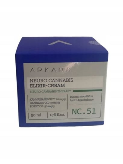 Arkana, Neuro Cannabis Theraphy, Krem kanabisowy dla skór zestresowanych i dysfunkcyjnych, 50 ml Arkana