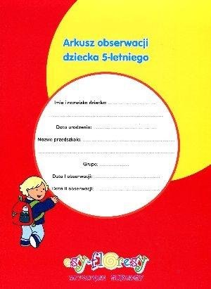 Arkusz obserwacji dziecka 5-letniego Wydawnictwo Olesiejuk
