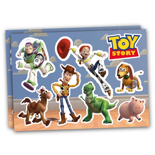 Arkusz Toy Story Naklejki Wodoodporne Sticky Sticky Studio