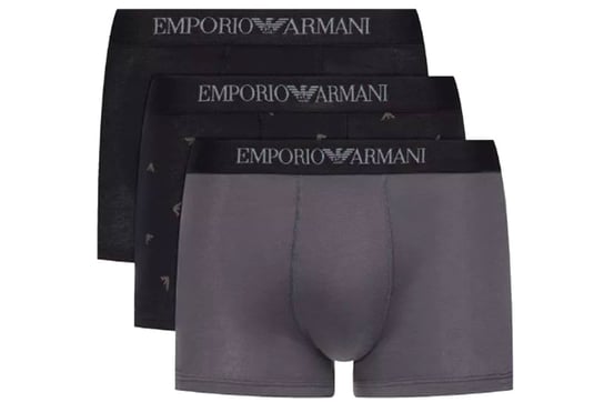 Armani Emporio 3 Pack Underwear 111625-9A722-70020, Męskie, bokserki, Czarny Emporio Armani