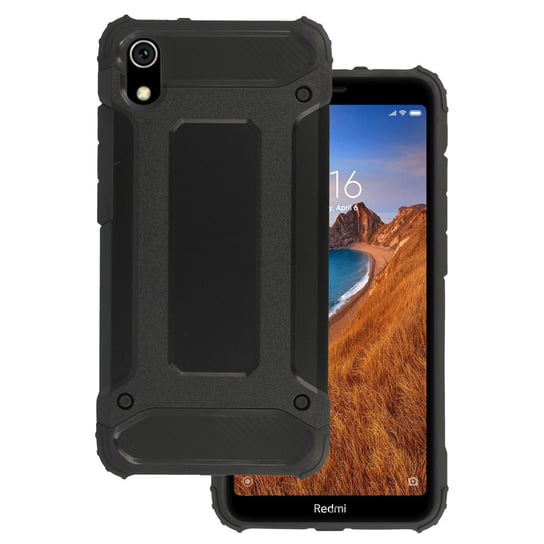 Armor Carbon Case Do Xiaomi Redmi 7A Czarny TopTel