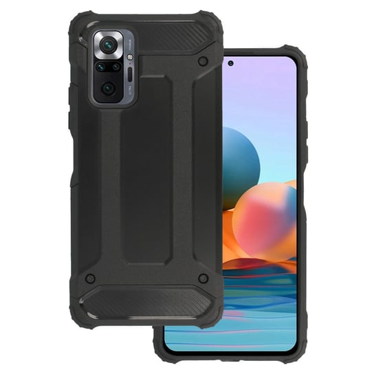 Armor Carbon Case Do Xiaomi Redmi Note 10 Pro/Note 10 Pro Max Czarny TopTel