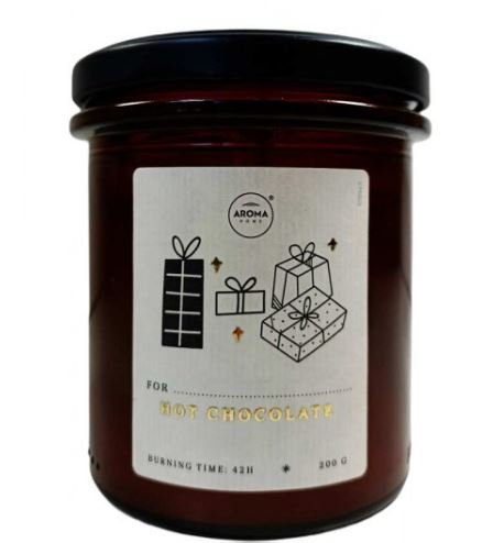 Aroma Home Cosy, Christmas Candle, Świeca zapachowa, 230g, Hot Chocolate Aroma Home