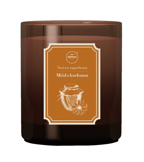 Aroma Home, Domowy Zielnik Candle, Świeczka Zapachowa, Miód I Kurkuma, 160g Aroma Home