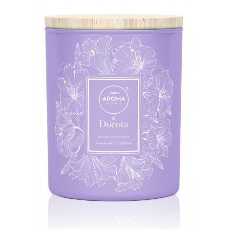Aroma home & Dorota, świeca zapachowa, 150 g, Lawenda z cytryną Aroma Home