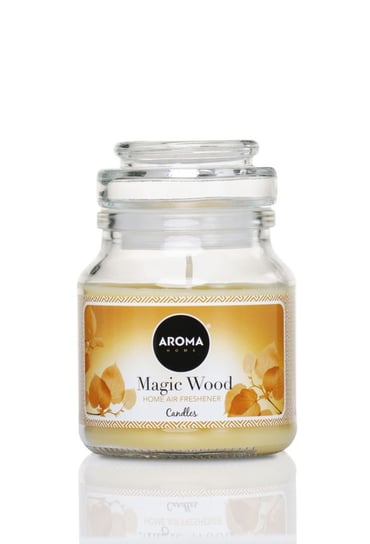 Aroma home, świeca zapachowa, 130 g, Magic wood Aroma Home