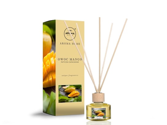 Aroma home, Unique Fragrances, patyczki zapachowe, Mango, 50 ml Aroma Home