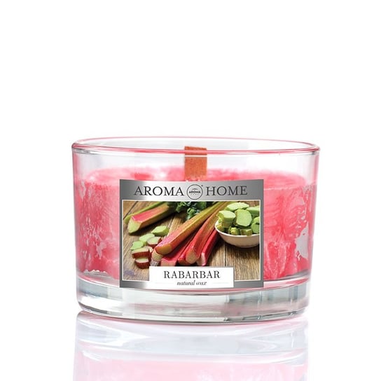 Aroma home, Unique Fragrances, świeca zapachowa, Rabarbar, 115 g Aroma Home