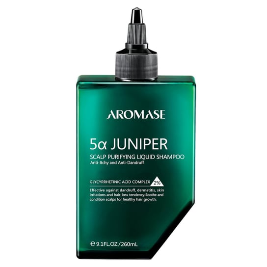 Aromase, Szampon płyn oczyszczający skórę głowy - 5α Juniper Scalp Purifying Liquid Shampoo, 260ml Aromase