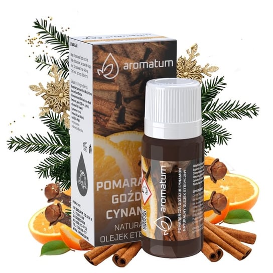 Aromatum Naturalny olejek eteryczny zapach Pomarańczy Goździków - 7ml Aromatum