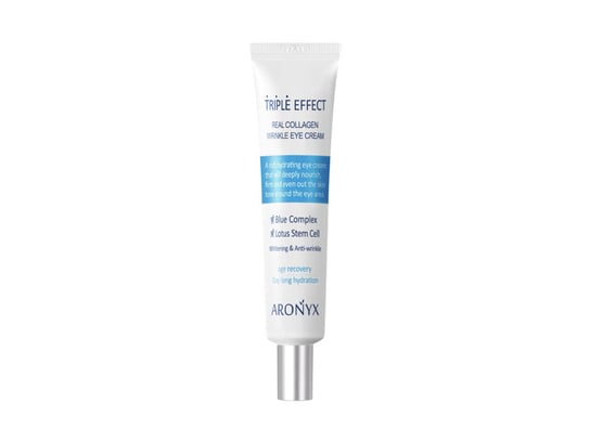 ARONYX, Triple Effect Real Collagen Wrinkle Eye Cream przeciwzmarszczkowy krem pod oczy o potrójnym działaniu 40ml ARONYX