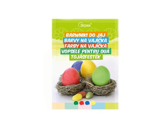 Arpex, barwniki do jaj, 4 kolory Arpex