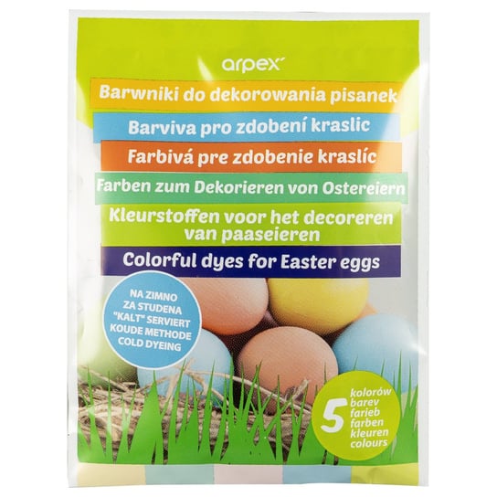Arpex, Barwniki do jaj 5 kolorów Arpex