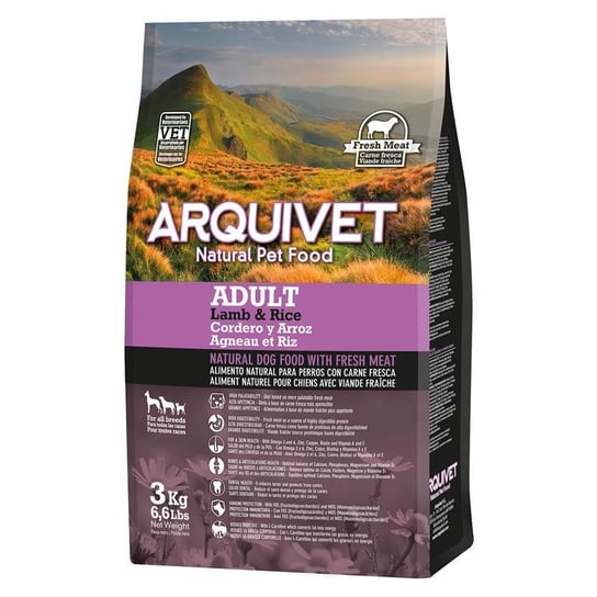 Arquivet Adult jagnięcina z ryżem 3 kg Inna producent