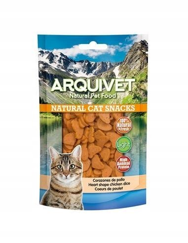 ARQUIVET Przysmak dla kota serduszka z kurczaka 50g Arquivet ARQUIVET