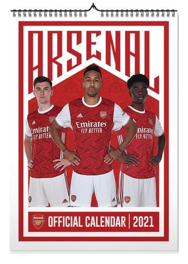 Arsenal FC - kalendarz A3 na 2021 rok 30x42 cm Danilo