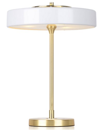 Art Deco 2000 - lampa biurkowa stołowa biała Iluminar