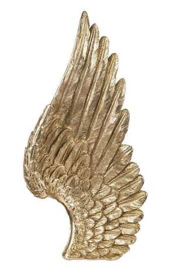 Art.Dekoracyjny ptasie skrzydło złote 41x20x6 cm Art-Pol