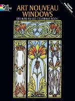 Art Nouveau Windows Stained Glass Coloring Book Smith A. G., Coloring Books