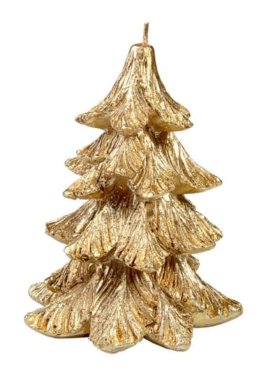 Art of Christmas, Świeca choinka, złota, 11,5 cm Willow Avenue