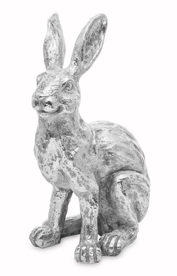 ART-POL, Figurka królik, srebrna, 32x13x24 cm Art-Pol