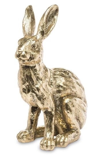 ART-POL, Figurka królik, złota, 32x13x24 cm Art-Pol