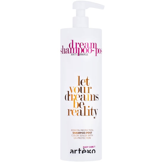 Artego DREAM POST szampon odżywiający włosy 1000ml z olejkiem jojoba i awokado, nie zawiera SLS, łagodzi podrażnienia Artego