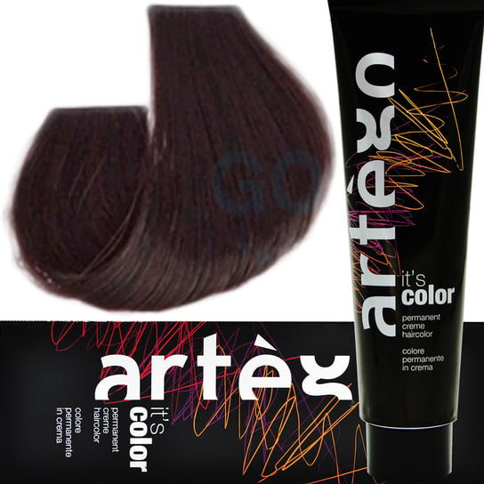 Artego, It's Color, farba do włosów 3,16 > 3AR Ciemny Popielato-Czerwony Brąz, 150 ml Artego