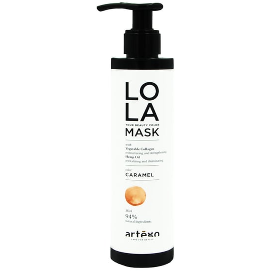 Artego Lola, Color Mask Caramel, maska tonująca do włosów, 200 ml Artego