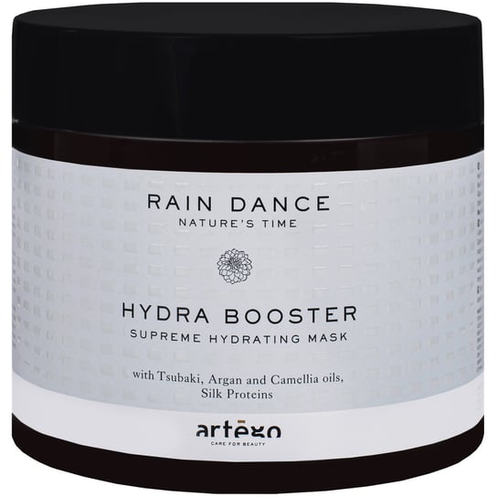 Artego, Rain Dance, Maska intensywnie nawilżająca włosy z olejkiem arganowym i tsubaki Hydra Booster, 250 ml Artego