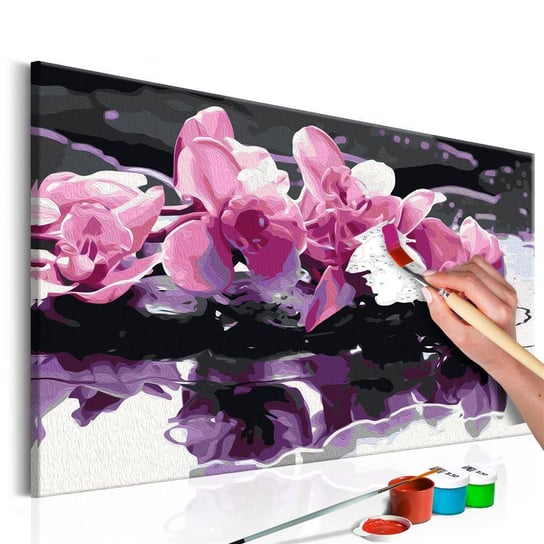 Artgeist, zestaw kreatywny, obraz do samodzielnego malowania - Fioletowa orchidea ARTGEIST