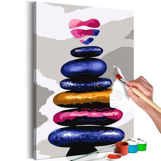 Artgeist, zestaw kreatywny, obraz do samodzielnego malowania - Kolorowe kamyczki ARTGEIST