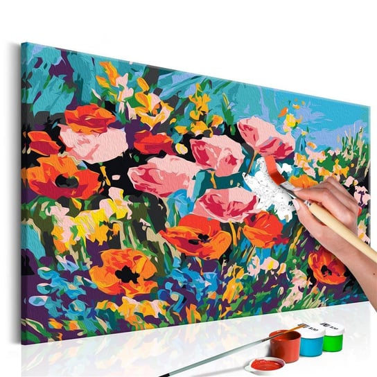 Artgeist, zestaw kreatywny, obraz do samodzielnego malowania - Kolorowe kwiaty polne ARTGEIST