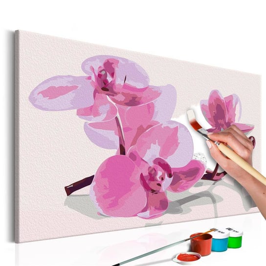 Artgeist, zestaw kreatywny, obraz do samodzielnego malowania - Kwiaty orchidei ARTGEIST