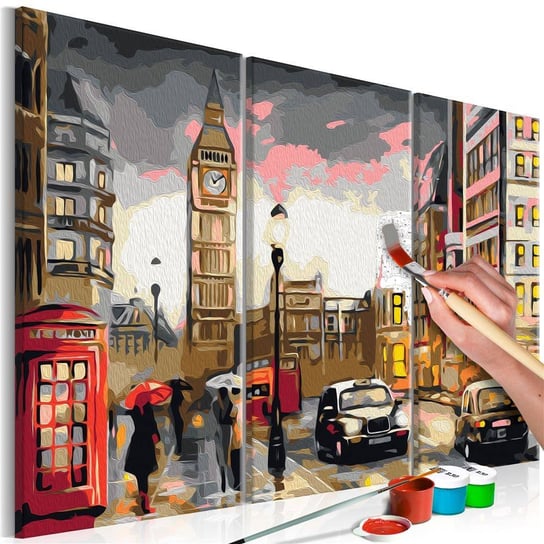 Artgeist, zestaw kreatywny, obraz do samodzielnego malowania - Londyńska ulica ARTGEIST