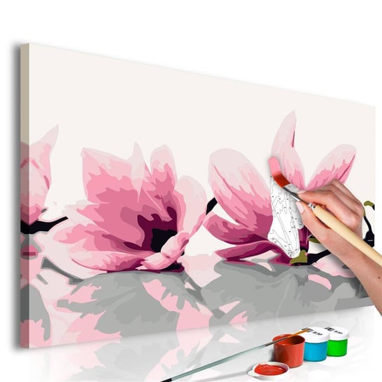 Artgeist, zestaw kreatywny, obraz do samodzielnego malowania - Magnolia (białe tło) ARTGEIST