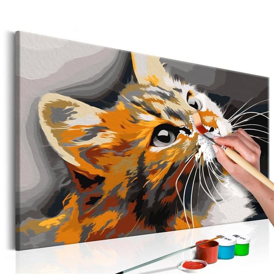 Artgeist, zestaw kreatywny, obraz do samodzielnego malowania - Rudy kot ARTGEIST