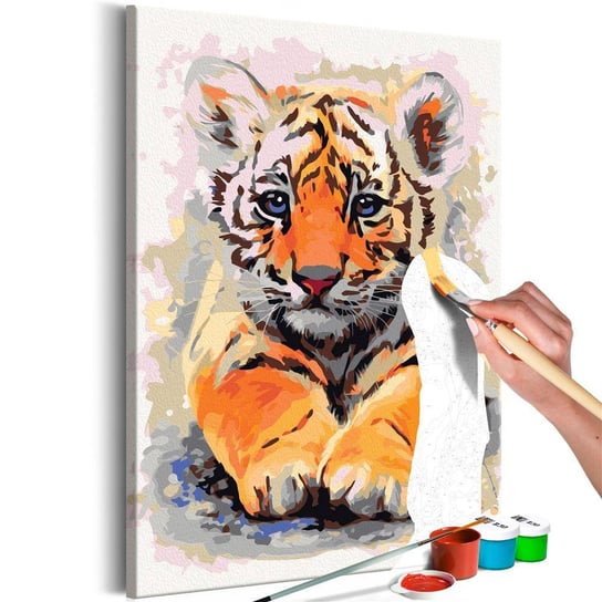 Artgeist, zestaw kreatywny, obraz do samodzielnego malowania - Tygrysiątko ARTGEIST