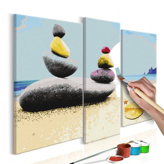 Artgeist, zestaw kreatywny, obraz do samodzielnego malowania - Wakacyjna plaża ARTGEIST