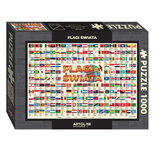 ArtGlob, puzzle, Flagi świata, 1000 el. Artglob