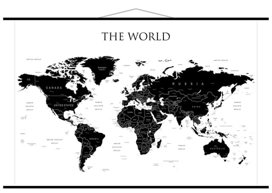 ArtGlob, The World MIDI. Mapa ścienna polityczna Opracowanie zbiorowe