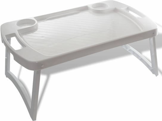 ARTGOS - Stolik śniadaniowy do łóżka - pod laptopa - taca - biały ARTGOS