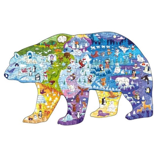 Arthink, puzzle, Edukacyjne -Duże - Miś Polarny - Zwierzęta, 180 el. Arthink