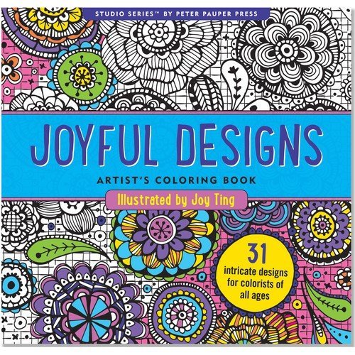 Artist's coloring book. Joyful designs Opracowanie zbiorowe